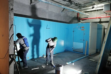 Proyecto Cámaras de Refrigeración Instalación